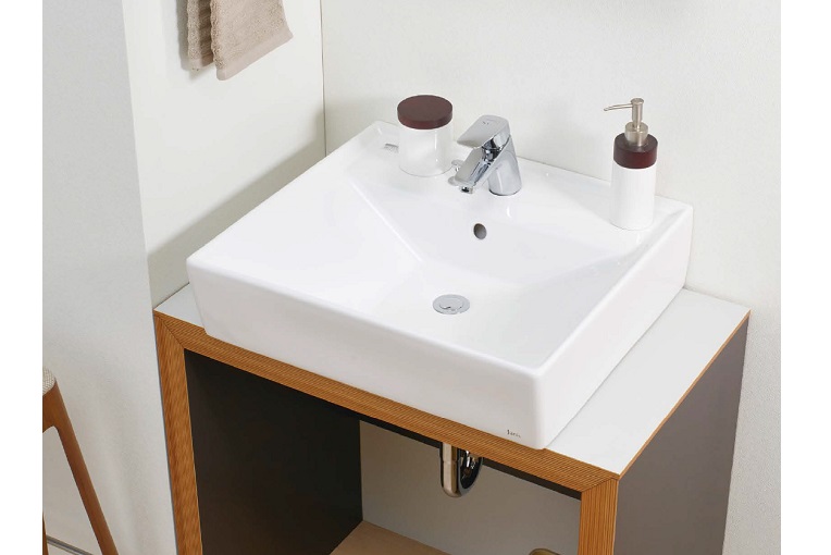 【洗面・手洗いユニット】洗面化粧台 スクエアラインキャビ [W600]|洗面ボウル
