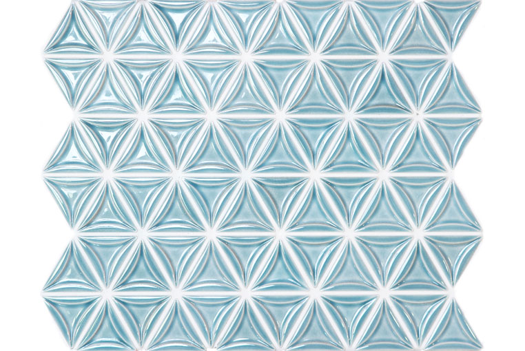 磁器質モザイクタイル Lino リノ [三角形]|カラー：7