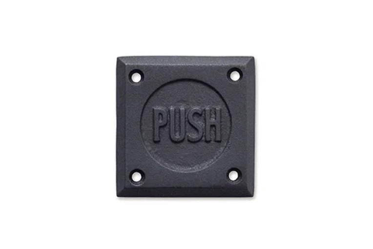 アルミサインプレート PUSH/PULL|商品例(PUSH)