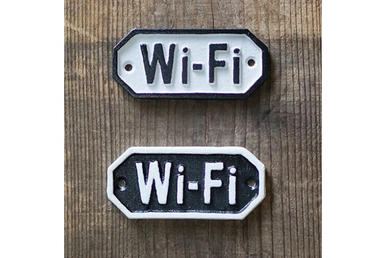 アイアンサインプレート Wi-Fi|商品例