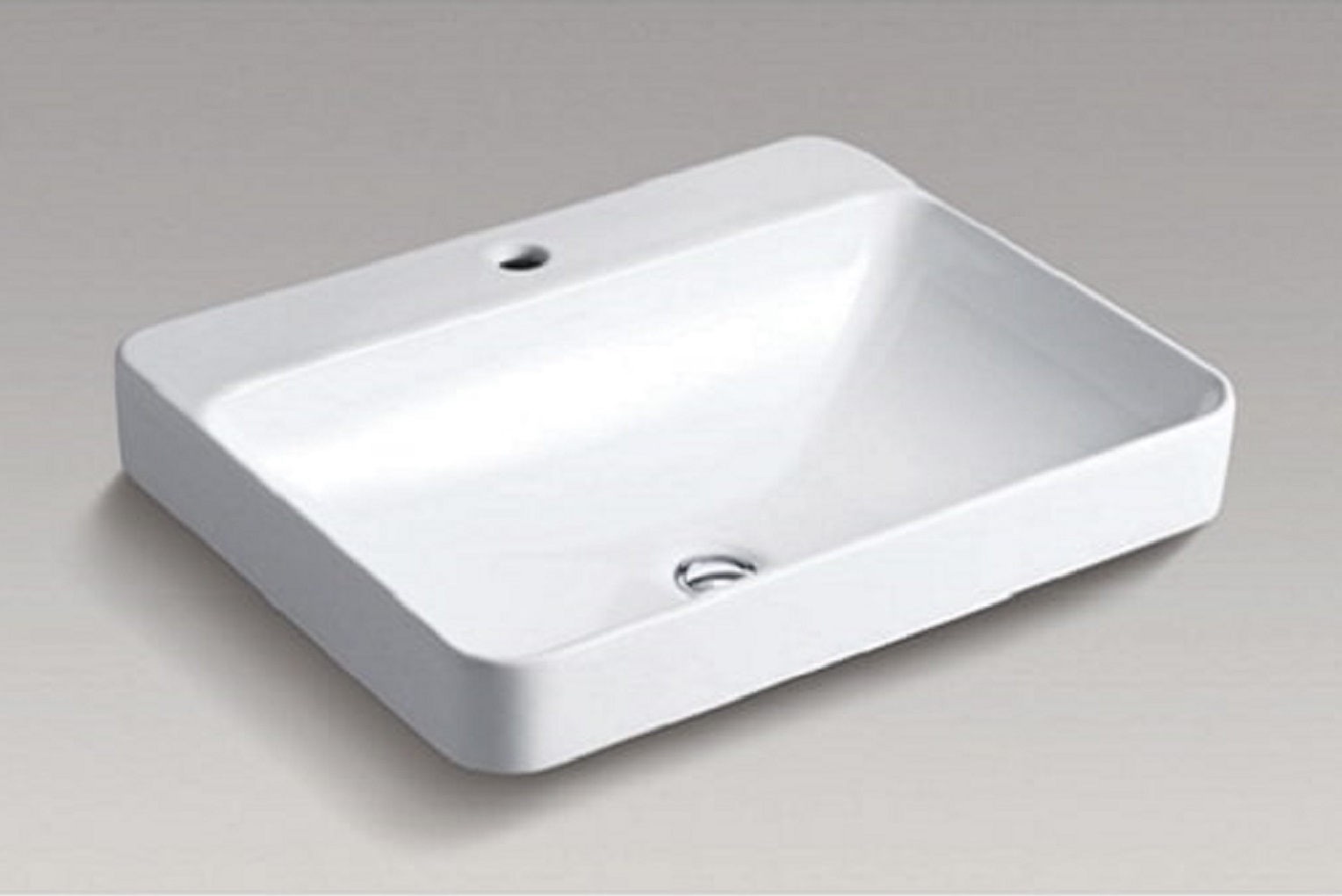 洗面ボウル 置き型 ボックス [W584](正規輸入品)|ホワイト