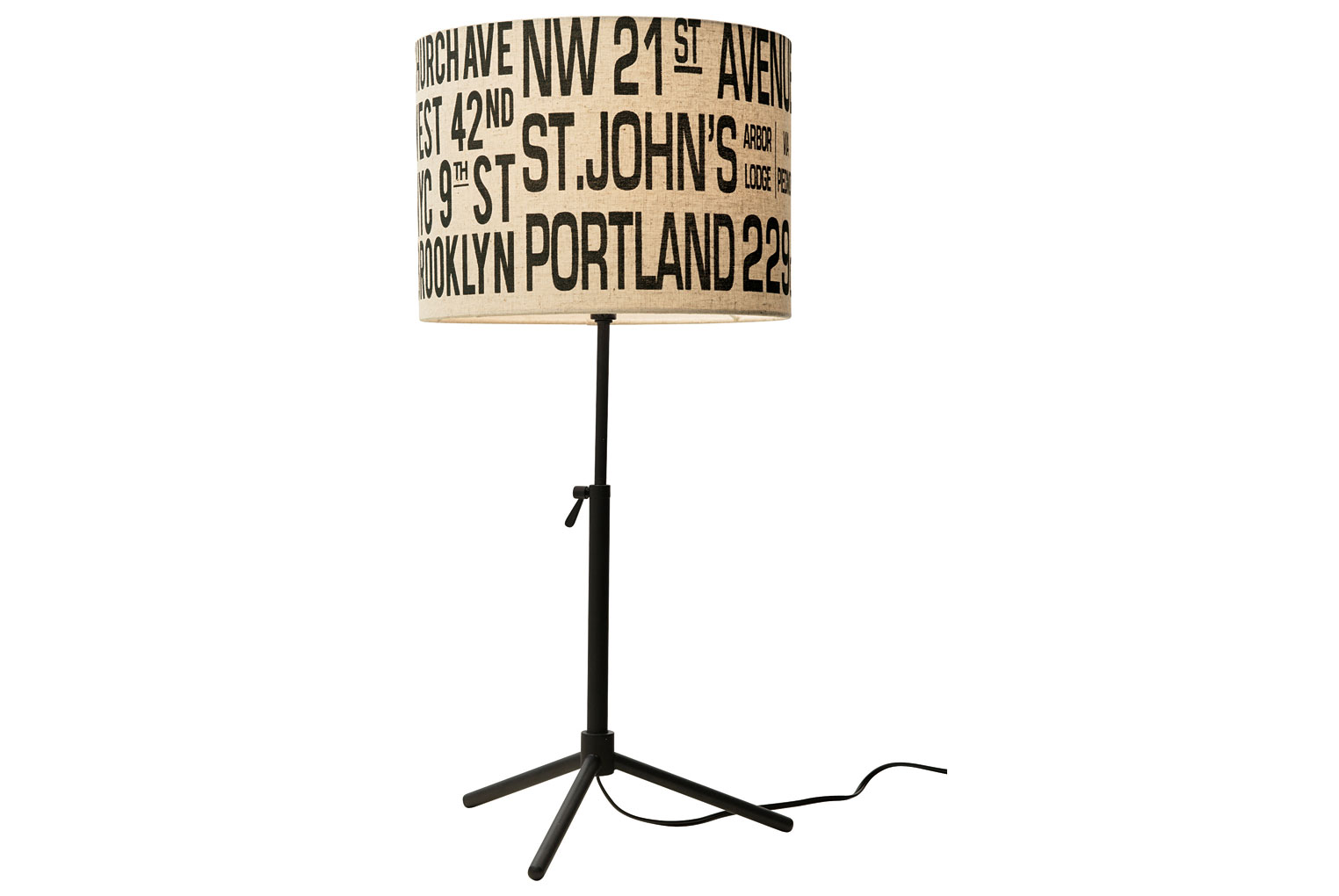 ＊デスクライト Bus Roll Table Lamp|IV(アイボリー)