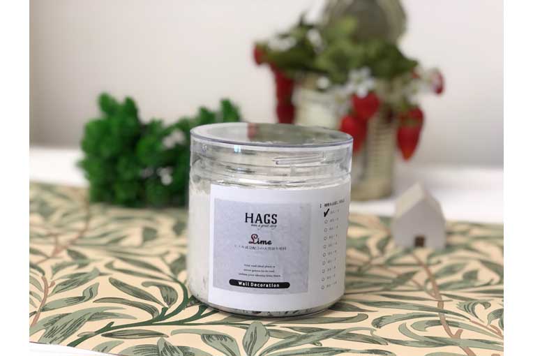 【HAGSオリジナル】珪藻土 HAGS-Lime  おためしボトル / 補修材 [500g]|商品イメージ
