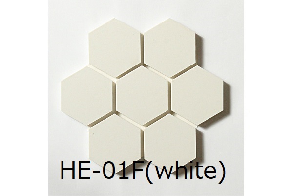磁器質モザイクタイル Hexave ヘキサーブ F [六角形]