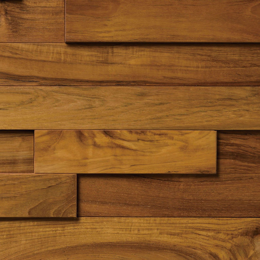 無垢パネル Deco Teak デコチーク オスモオイル塗装（クリア）|使用イメージ