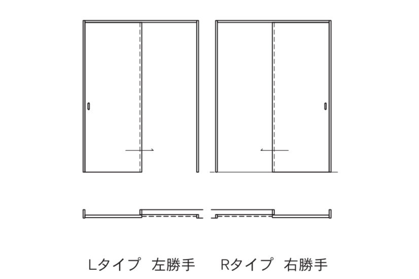 【HAGSオリジナル】片引き戸 Simple Door シンプルドア  (枠セット)
