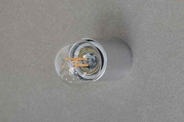 ブラケットライト Cylinder シリンダー|アルミ消灯イメージ※電球付属なし