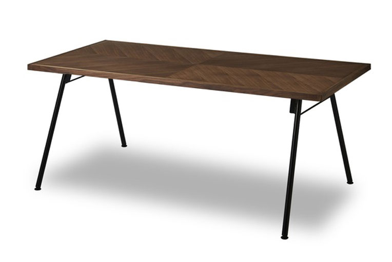 [JAPAN MADE]テーブル REKIO レキオウ W1500/1800|W1800 ウォールナット・C脚