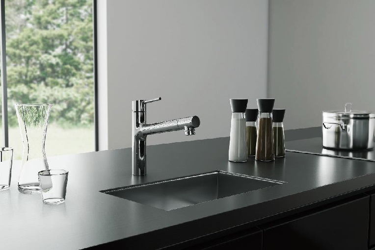 【浄水器一体型】キッチン水栓 LS シャワータイプ|クロム_イメージ