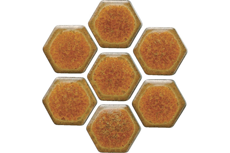 磁器質モザイクタイル COLMENA コルメナ [六角]|カラー：4