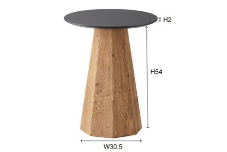サイドテーブル WE-880/WE-881|サイズ詳細(HIGH)