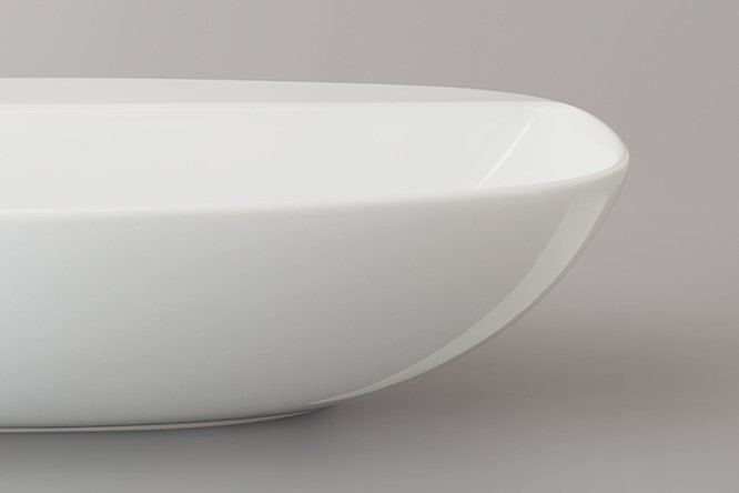 洗面ボウル 置き型 NUDASLIM [W760]|ホワイト