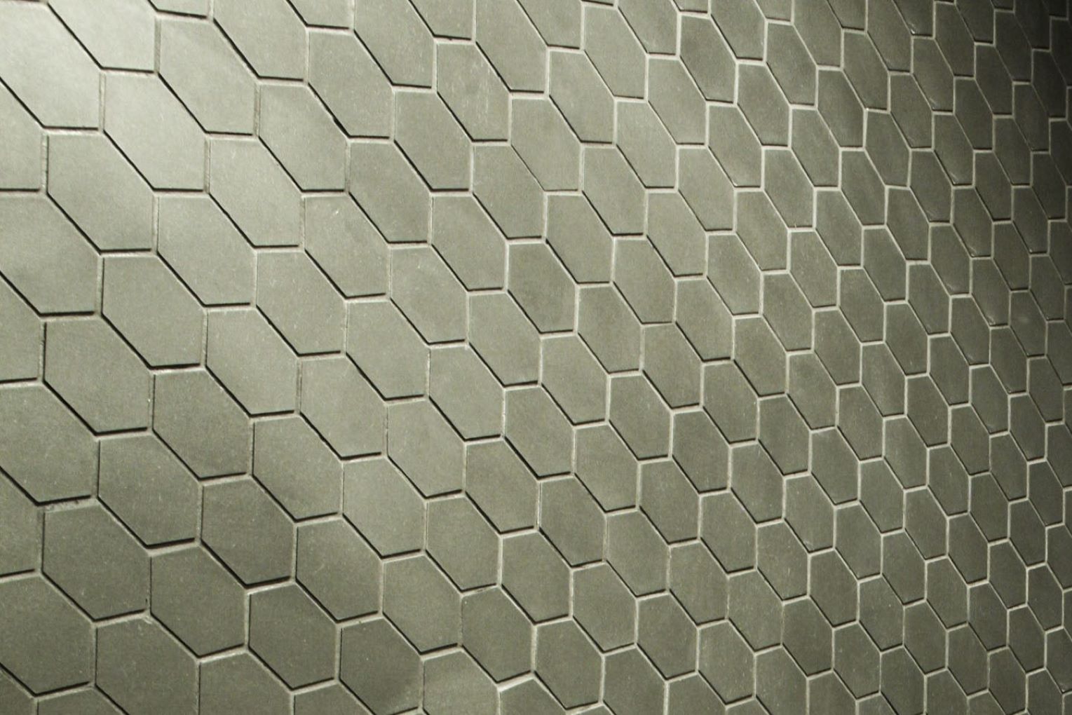 磁器質モザイクタイル Hexave ヘキサーブ F [六角形]|使用イメージ(HE-03F)