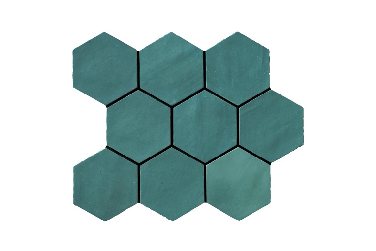 磁器質タイル ESMALTADO エスマルタード ヘキサゴン [六角形平]|カラー4