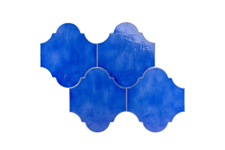 磁器質タイル カヴァッロランタン [ランタン型]|ブルー