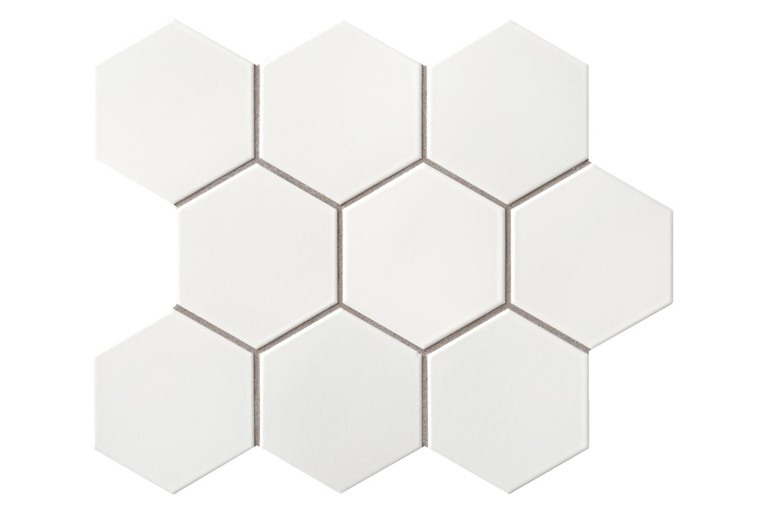 磁器質モザイクタイル HARMAA ハルマー [六角形平]|カラー1